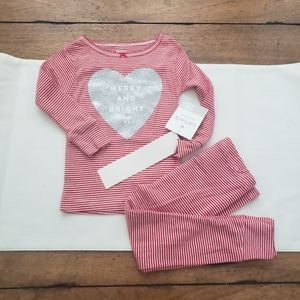 NWT Christmas 2-piece PJ set